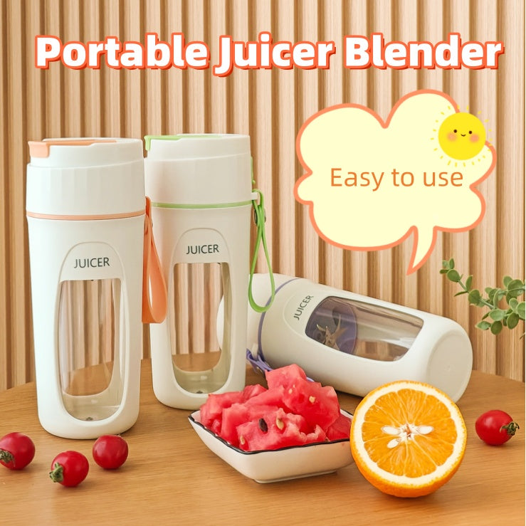 Portable USB Rechargeable Blender – Powerful Mini Smoothie Maker On-the-Go