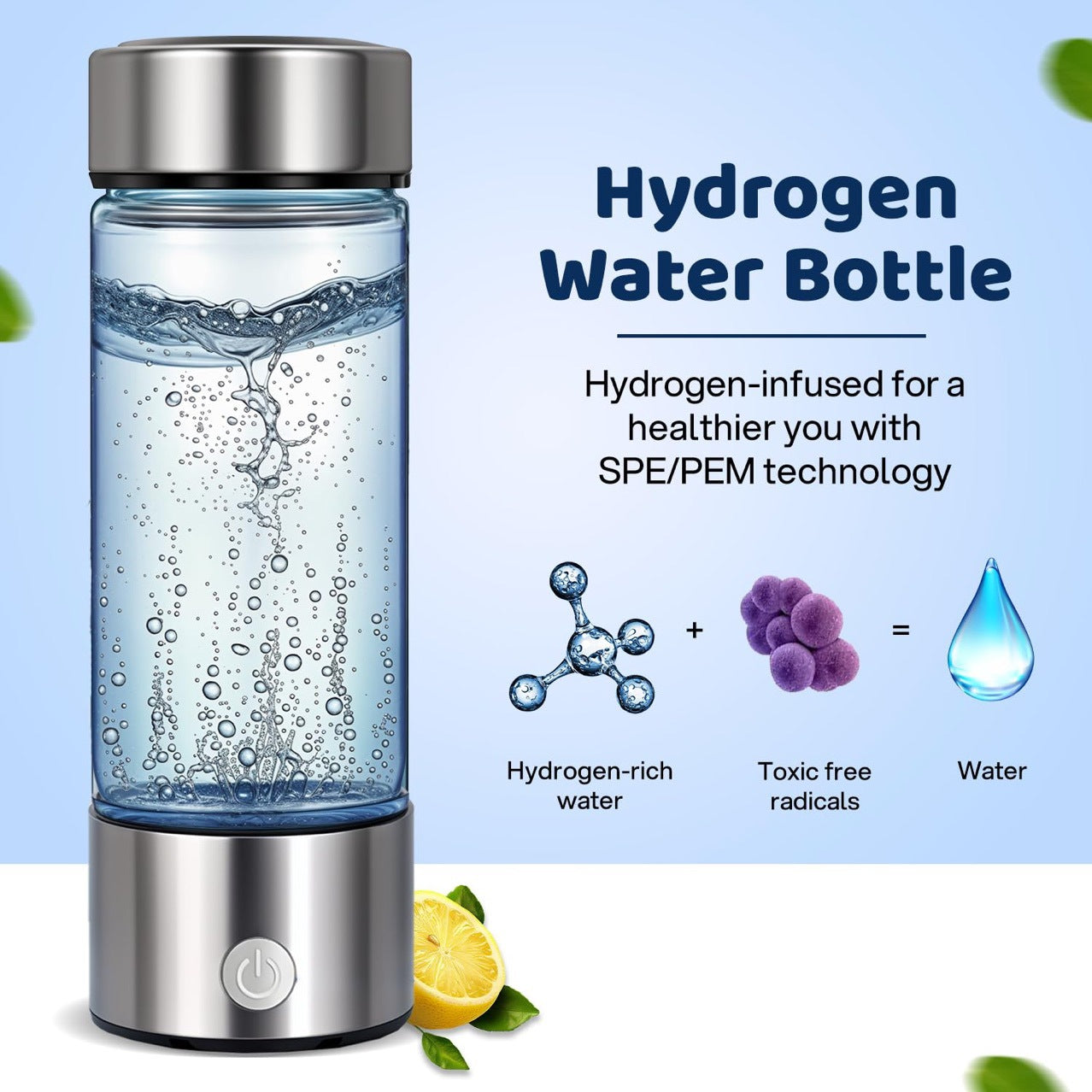 HydraX™ Molecular Hydrogen Bottle — The Future of Hydration