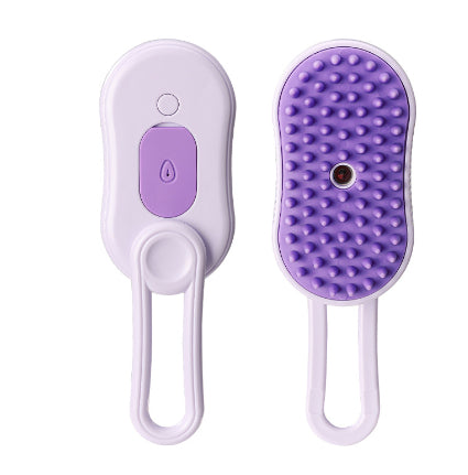 SteamGroom™ 3-in-1 Pet Steam Brush – Deshedding, Detangling & Anti-Static Grooming Tool for Dogs & Cats