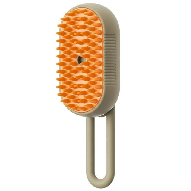SteamGroom™ 3-in-1 Pet Steam Brush – Deshedding, Detangling & Anti-Static Grooming Tool for Dogs & Cats